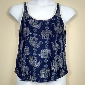 Persaya elephant sleeveless top